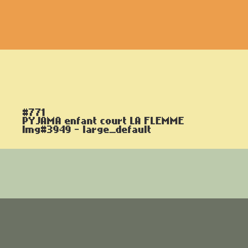 PYJAMA enfant court LA FLEMME