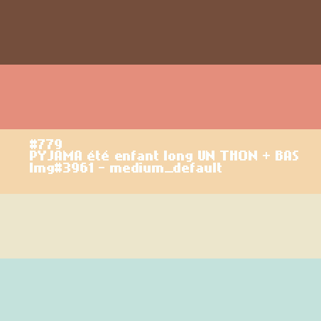 PYJAMA enfant long UN THON + BAS