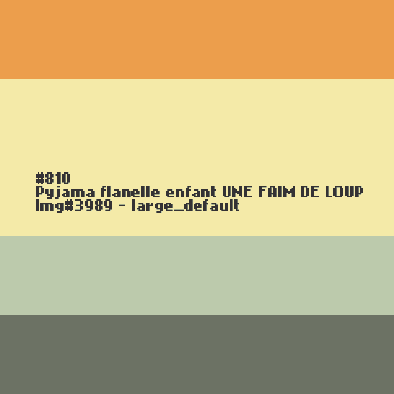 Pyjama flanelle enfant Une Faim de LOUP