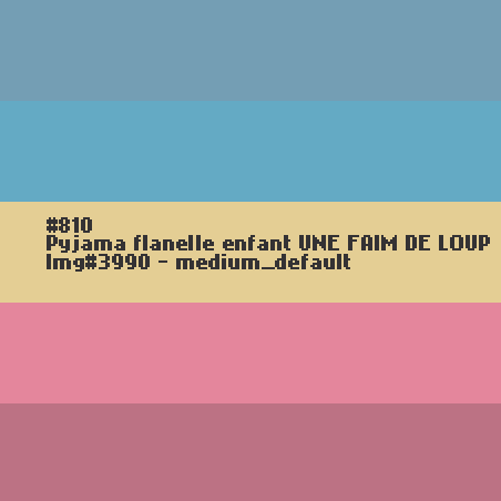 Flanellen pyjama voor kinderen Hongerige wolfjes