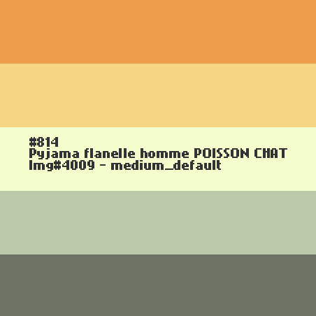 Flanellen pyjama voor heren Kat en Vis