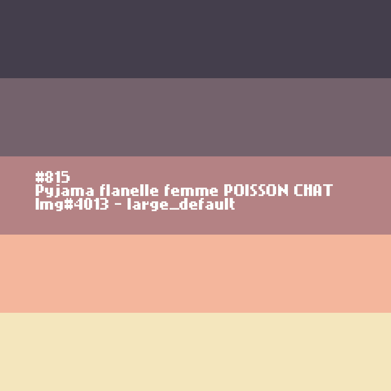 Pyjama flanelle femme Poisson Chat