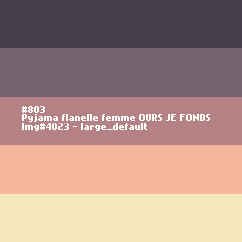 Pyjama flanelle femme OURS Je Fonds