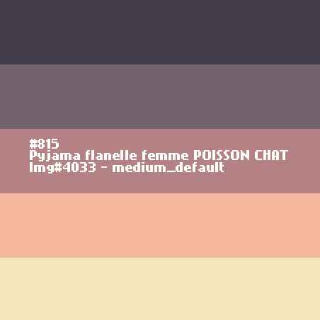 Pyjama flanelle femme Poisson Chat