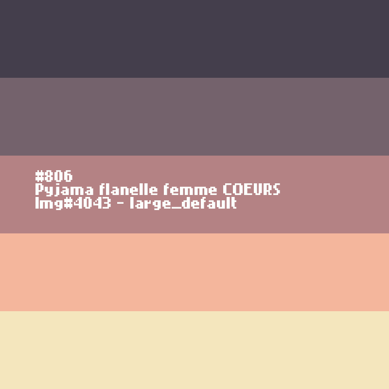 Pyjama flanelle femme COEURS