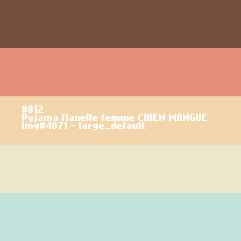 Flanellen pyjama voor dames Hond Mango