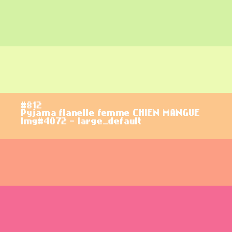 Flanellen pyjama voor dames Hond Mango