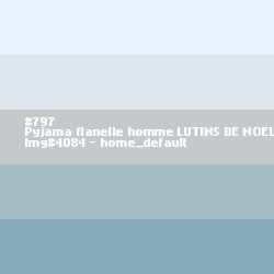 Pyjama flanelle homme Lutins de Noël