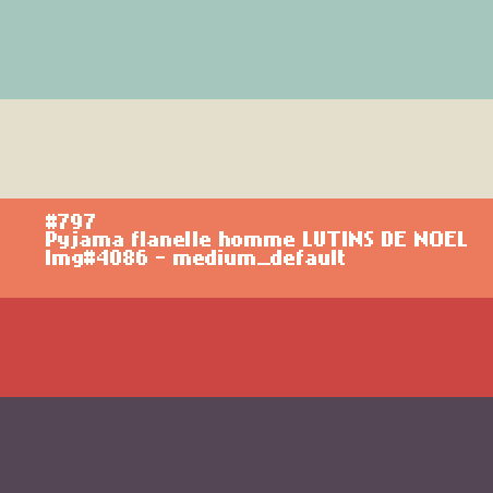 Pyjama flanelle homme Lutins de Noël