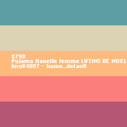 Pyjama flanelle femme Lutins de Noël