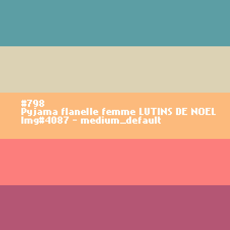 Pyjama flanelle femme Lutins de Noël