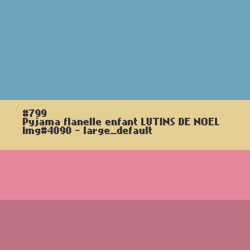 Pyjama flanelle enfant Lutins de Noël