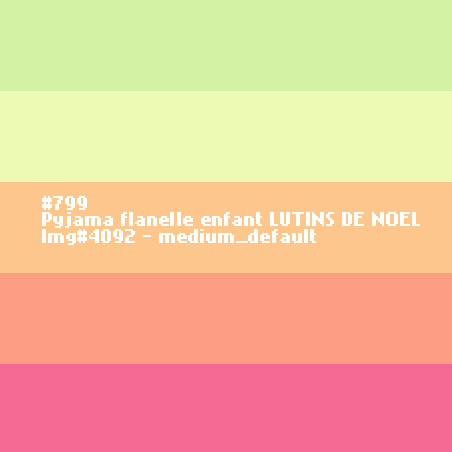 Pyjama flanelle enfant Lutins de Noël