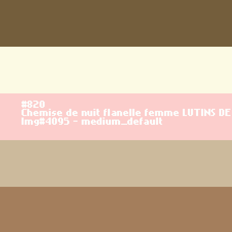 Chemise de nuit flanelle femme Lutins de Noël