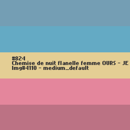 Chemise de nuit flanelle femme OURS - JE FONDS