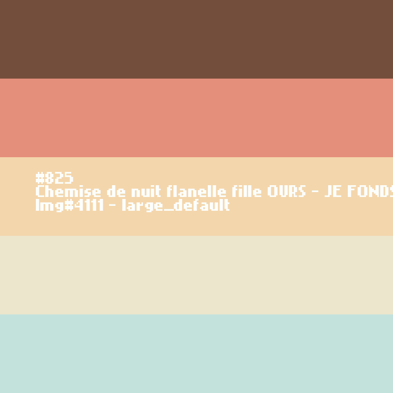 Chemise de nuit flanelle fille OURS - JE FONDS