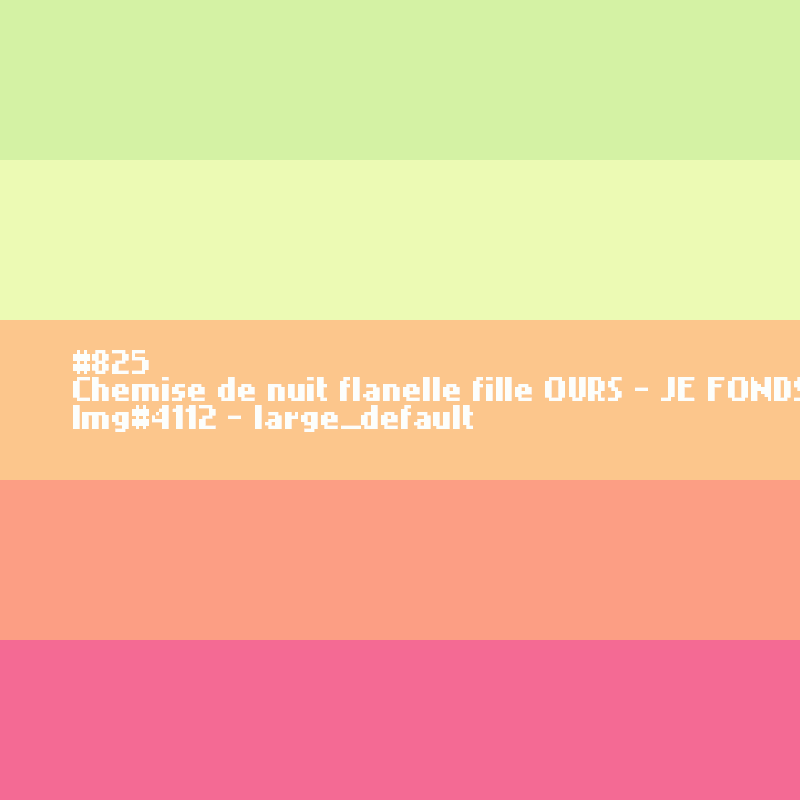 Chemise de nuit flanelle fille OURS - JE FONDS