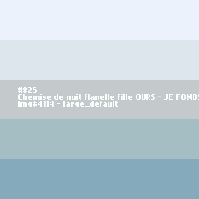 Chemise de nuit flanelle fille OURS - JE FONDS