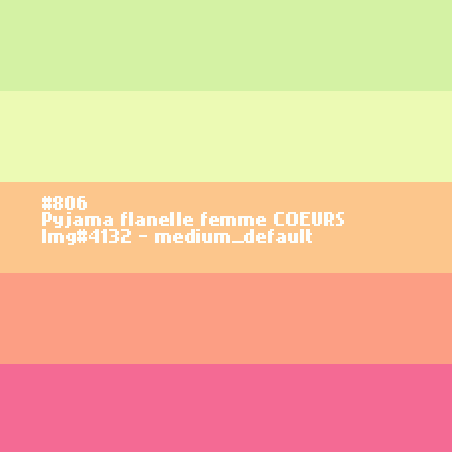 Pyjama flanelle femme COEURS