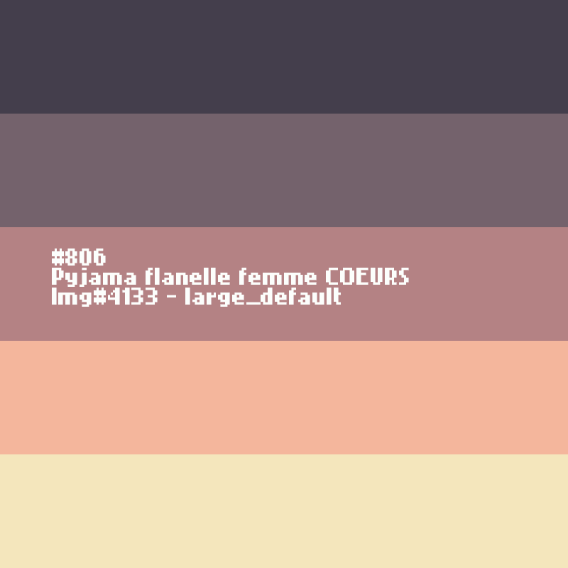 Flanellen pyjama voor vrouwen Coeur Hartjes