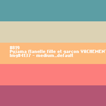 Flanellen pyjama voor jongens en meisjes koeien