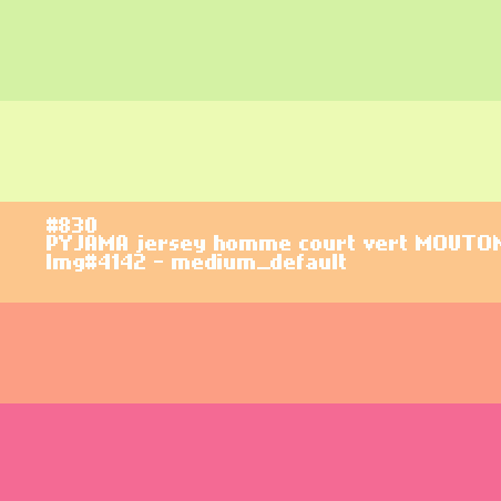 Pyjashort voor heren met  SCHAAPJE.