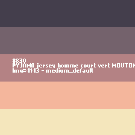 Pyjashort voor heren met  SCHAAPJE.