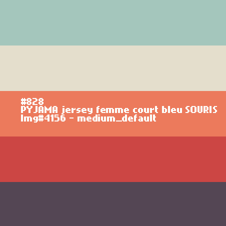 Blauwe pyjashort voor vrouwen MUISJE.