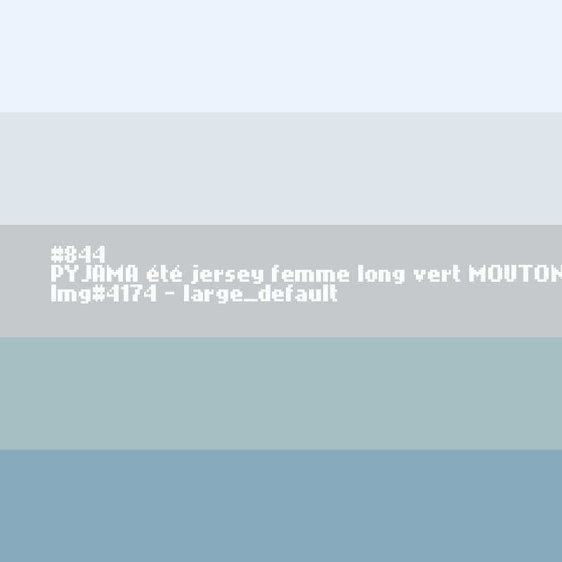 PYJAMA femme long vert MOUTON