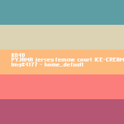 PYJAMA femme court ICE-CREAM
