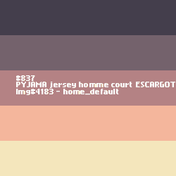 PYJAMA homme court ESCARGOT