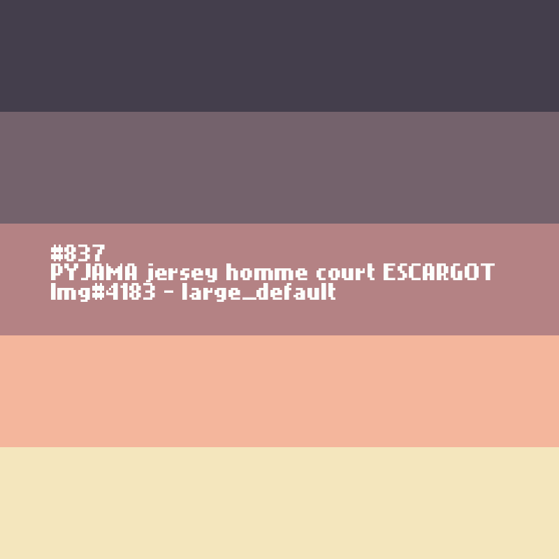 PYJAMA homme court ESCARGOT