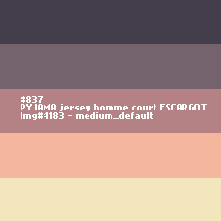 PYJAMA homme court ESCARGOT