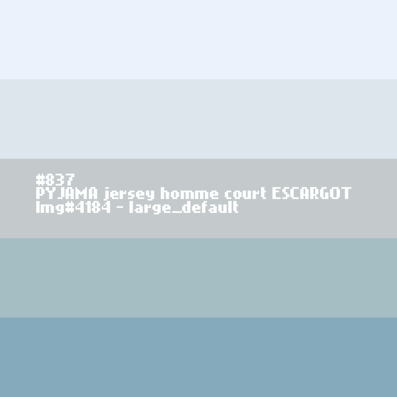 PYJAMA homme court ESCARGOT