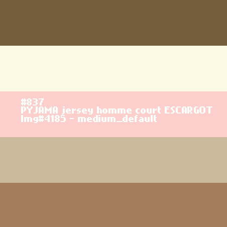 Pyjashort voor heren ESCARGOT