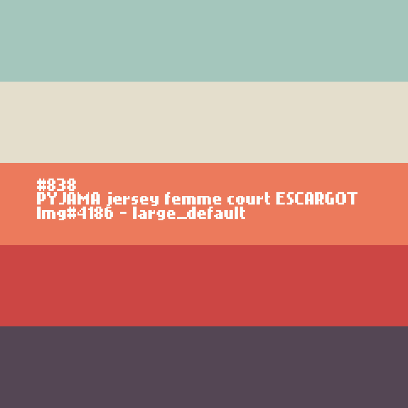 PYJAMA femme court ESCARGOT