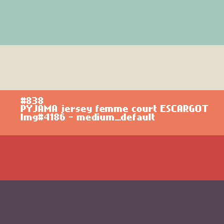 PYJAMA femme court ESCARGOT