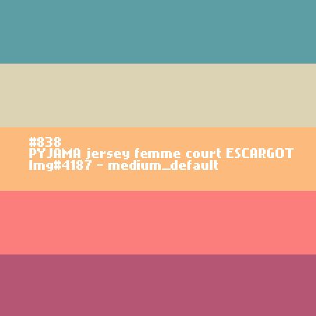 Pyjashort voor dames ESCARGOT