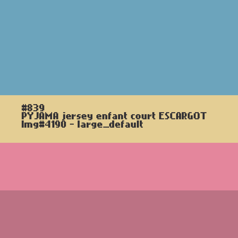 Pyjashort voor kinderen ESCARGOT