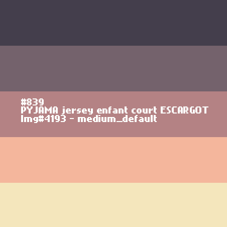 Pyjashort voor kinderen ESCARGOT