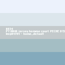 PYJAMA homme court Pêche d'Enfer