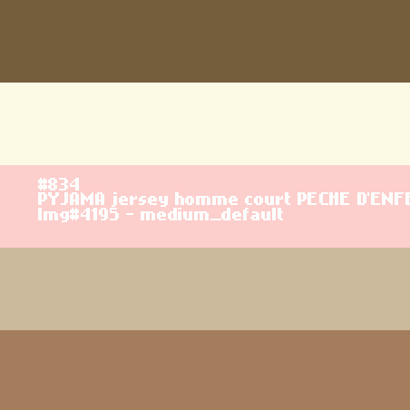 PYJAMA homme court Pêche d'Enfer