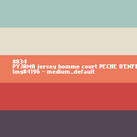 PYJAMA homme court Pêche d'Enfer