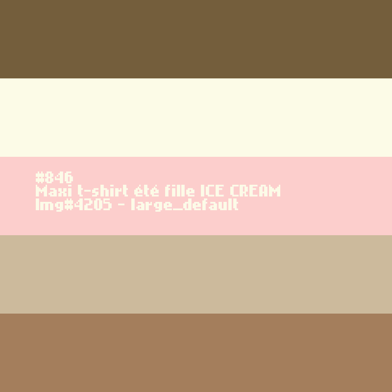 Maxi t-shirt voor meisjes ICE CREAM