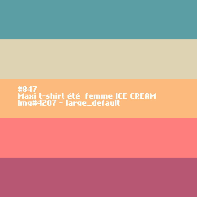 Maxi t-shirt femme ICE CREAM