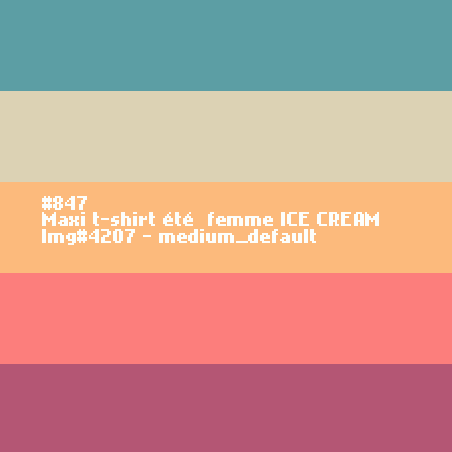 Maxi t-shirt femme ICE CREAM