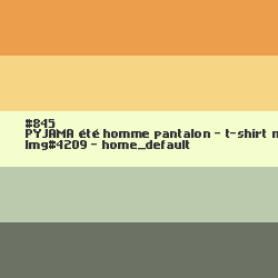 PYJAMA homme pantalon - t-shirt manches courtes Pêche d'Enfer