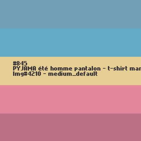 PYJAMA homme pantalon - t-shirt manches courtes Pêche d'Enfer