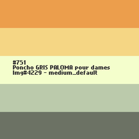 Poncho Paloma grey voor dames