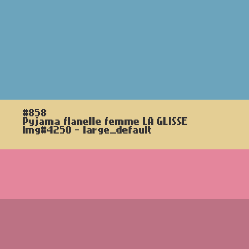 Flanellen damespyjama LA GLISSE